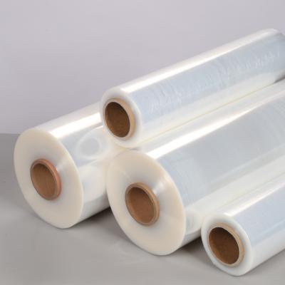 China Factory Price Moistureproof PE Stretch Protect Film LLDPE Shrink Wrap Clear Pallet Plastic Stretch Film for sale