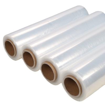 China Factory Price Moisture Proof Industrial Pallet Stretch Film Clear Wrapping PE Shrink Wrap Plastic Stretch Film for sale