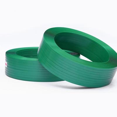 China Eco-friendly Customized Green Plastic Size Pet Packaging And Binding Strap Band for sale