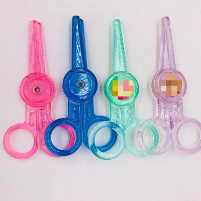 China Eco-friendly Scissor Customized Safety Kids Plastic Student Scissors And Stationery Office Scissors for sale