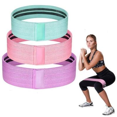 China Wholesale Durable Non Slip Fabric Resistance Workout Exercise Bands For Legs And Butt for sale