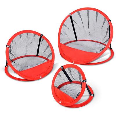 China PORTABLE 3 Piece Golf Chipping Target Practice Net System with Carrying Case for Indoor and Outdoor Use for sale