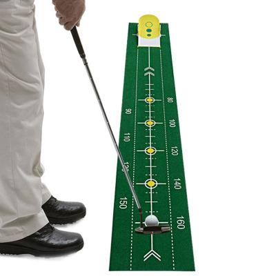 China Portable and Practice Indoor Professional Portable Roll Up Accurate Golf Club Putt Trainer and Practice Cover for sale