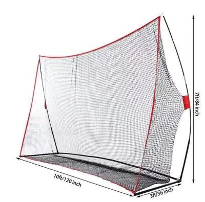 China Lightweight And Portable For Practice Anywhere Portable Golf 10x7 Ft Golf Driving Net Hitting Net For Indoor And Outdoor for sale