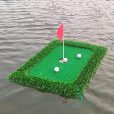 China Easy to Carry Mini Floating Golf Putting Green for Aqua Golf Backyard Game for sale