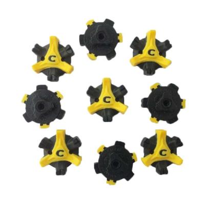 China Plastic & Metal Golf Spikes Pins Durable Golf Shoes Replacement Set for sale