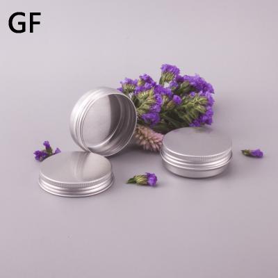 China Cream Jar 1.75oz 50g/ml Aluminum Tins Cosmetic Container Empty Cream Jar Aluminum Jar for sale