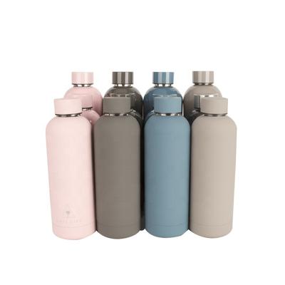 China PORTABLE CE EU Approved 500ml Travel Double Water Bottle Steel And Stainless Steel Promotional Vacuum Flask for sale