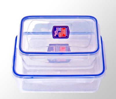 China Microwavable Hot sell Plastic Food Storage container Stackable Wholesale Kitchen Plastic Storage Container with locking lid for sale