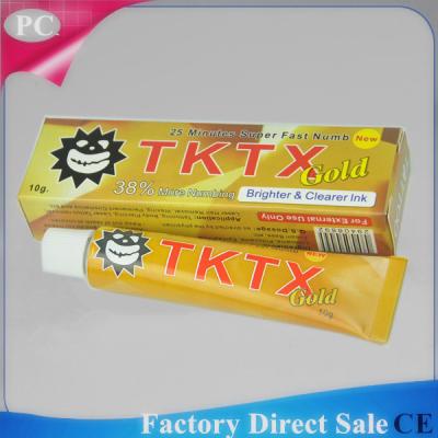 China 10g TKTX38% Anaesthetic Numbs Skin Fast Cream No Pain Cream Pain Relief Cream For Tattoo Makeup Factory Supply for sale