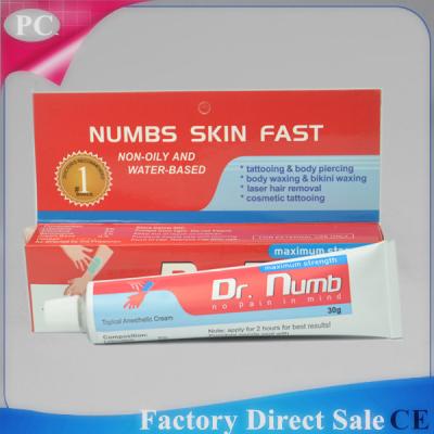 China OEM 30g Dr. Numb Anaesthetic Numb Pain Killer Cream Pain Relief Cream For Electrocautery Tattoo Permanent Makeup Factory for sale