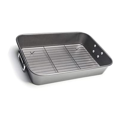 China Aluminum Metal Stick Bread Pan Bread Tray Tray Bakery Non Care Bread Baking Tray for sale