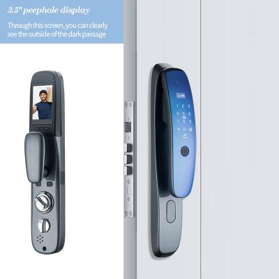 China Modern Design Security Wifi Card App Advanced Keyless Fireproof Electronic Digital Intelligent Door Lock Smart FS-X1BC for sale