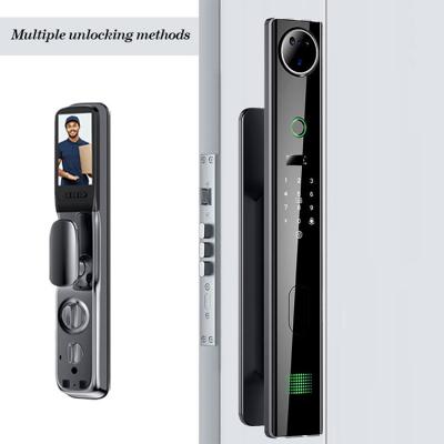 China Fingerprint Door Locks Smart Waterproof Keyless Biometric Security Electric Fingerprint Digital 3D Face Recognition Door Locks FS-Q93DTY for sale