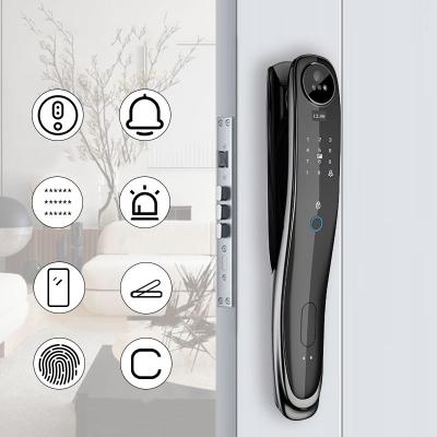 China Home Hotel Apartments Office Full Automatic smart lock Biometric fingerprint security waterproof digital door Intelligent Lock for main door wholesale for sale