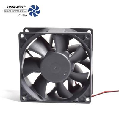 China Exhaust Ventilation Cooling 80*80*25mm DC Fan Manufacturer 80mm Axial Low Noise Fan For Industrial, Equipment Cooling for sale