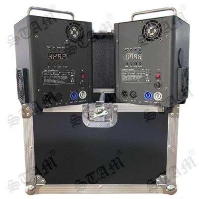 China 600w electric cold spark machine 2 pieces machine with flight case stage dmx512 remote control wedding party spark machine 600S for sale