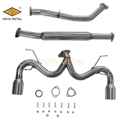 China Widely Used Packing Top Quality 304 SS Sport Catback Exhaust Flexible Pipe System Cable Exhaust Tip Downpipe For Car for sale