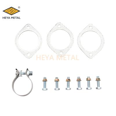 China Exhaust System Car Automotive Accessories Exhaust Flexible Pipe System Cable Exhaust Downpipe Parts Exhaust Flanges For Honda for sale