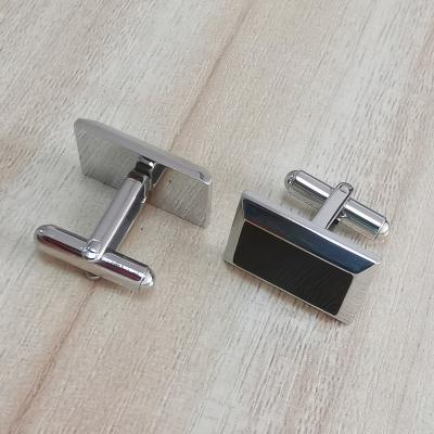 China Cufflink Gift Accessory Steel Pin Set Cuff Links Presentation Stainless Steel Link Box Custom Jewelry for sale