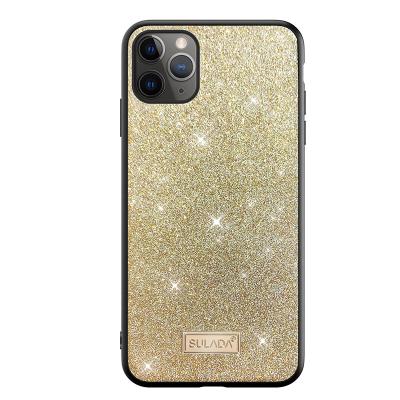 China Original Adsorption SULADA Glitter Cell Phone Case For iPhone 11 Pro Max TPU Anti Drop Back Case For iPhone 11 ZY-300 for sale