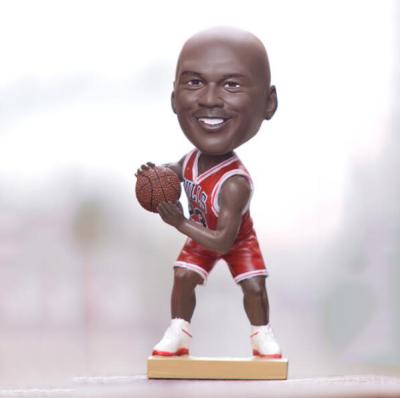 China Europe Factory Custom Handmade Die Cut Resin Michael Jordan Key Figure JE-012 for sale