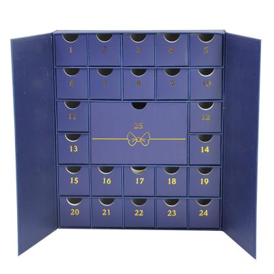 China Reused Materials Holder For Advent Calendar Accept Custom Countdown Advent Calendar Box For Perfume for sale