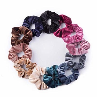 Китай Смычок Scrunchie бархата ребят, диапазоны волос бархата OEM 11*4cm продается