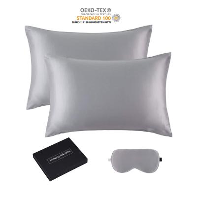 China Funda de almohada de seda lavable de 19 Momme, cubierta de seda de la almohada de los 51×66cm en venta