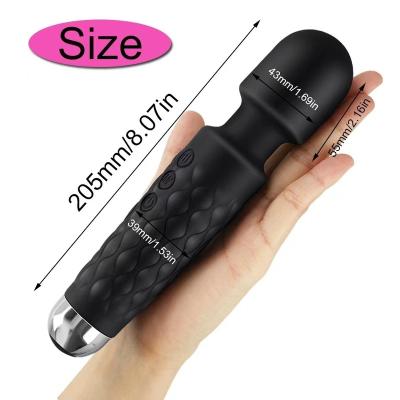 China 20 Frequency Modes USB Handheld Mini Cordless Wand Body Neck Back Massager AV AV Girl Massager Rechargeable Wireless Wand Vibrator Janpan Wireless for sale