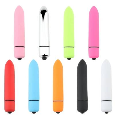 China Hot Selling 10 Modes Vibration Waterproof Nipple Vibrating 10 Speeds Women Powerful Rechargeable Vibrator Mini Bullet Vibrator for sale