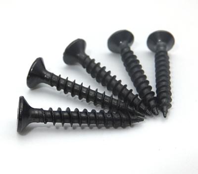 China Pointed Zinc Gray Phosphate Drywall Screw black point bugle flat head for sale