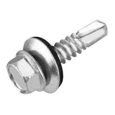 China Hexagonal Head Self Pan Building Roofing Screws With Hex Drilling Screws for sale