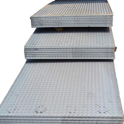 China Shipbuilding MS Carbon Steel Plate 4x8 Feet Checkered Steel Plate / Steel Sheet for sale