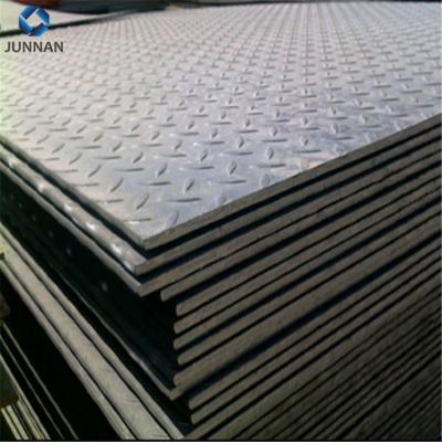 China Boiler Sheet Mild Steel Plate MS Checker Plate Checkered Steel Plate for sale