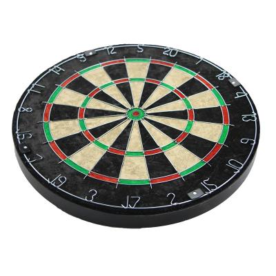 China 2023 China Grade Sisal Factory Professional Bristle Target Standard Sisal Dart Boards With 6pcs Steel Darts for sale