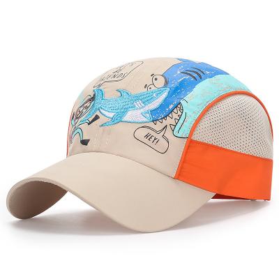 China Fashion Gorras Tie Custom Quick Dry Dye Hats Organic Children's Hats Baseball Cap Hat With Patch For Kids for sale