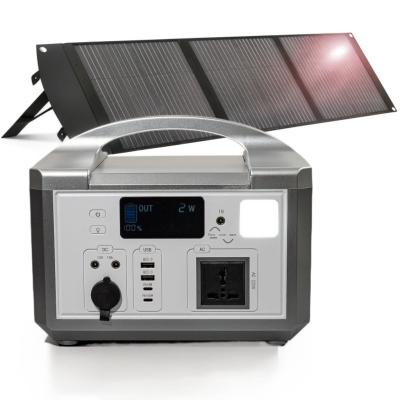 China LED Light / SOS Light 300W Outdoor Energy Power Supply With Wireless Charging Solar Portable Power Bank For Outdoor Hiking for sale