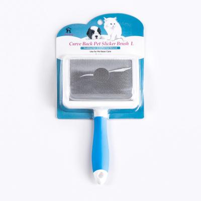 China Viable Most Selling Products Dog and Cat Slicker Brush from tvPet with Beautiful Paw Shape Printing for sale