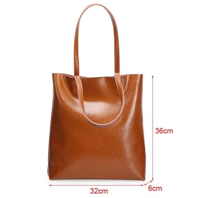 China Vintage High Quality Lady Bags Scare Genuine Leather Handbags Women Top Handle Bags Big Large Vintage Female Shoulder Bags for sale