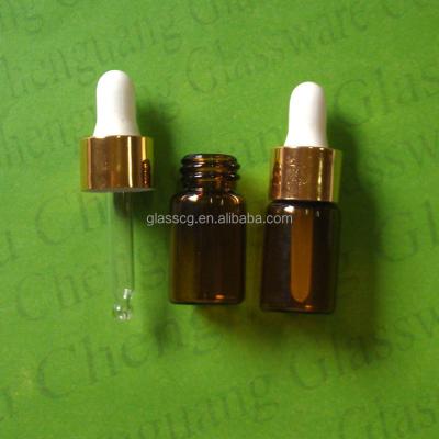 China 10ml 15ml Amber Reagent Bottle Essential Oil Cosmetic Bottle Dropper Bottle For Sale Paypal Accept for sale