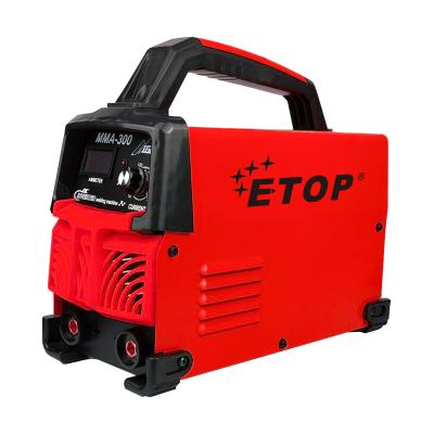 China Professional Welder Manufacturer ETOP INVERTER IGBT MMA-300 20 to 160A Steel Welding Machine Inverter Equipment for sale