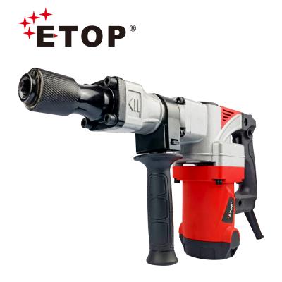 China Demolition Hammer ETOP 2100W 3900r/min Electric Hammer Demolition Jack Hammer for sale