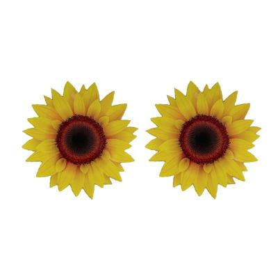 China Yingli Custom Sunflower Heat Stickers Easy Heat Transfer Stickers For Clothes for sale