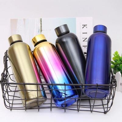 China Sustainable Double Wall Vacuum Insulated Small Mouth Stainless Steel Water Bottle for sale