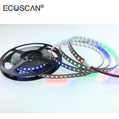 China Programmable Flexible Waterproof RGB Decoration 5050 Led Strip WS2813 APA102 for sale