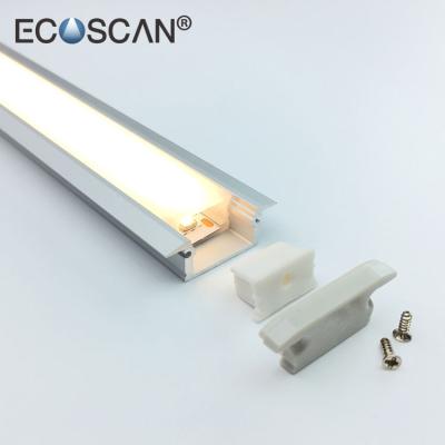 China Ecoscan LED Strip Rigid Bar Heatsink Aluminum Profile LED Parts For Led Light for sale