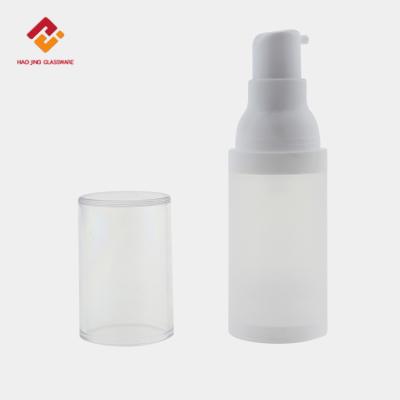 China Hot Sales E-Friendly Travel Clear Plastic Refillable Cosmetic Airless Vacuum Pump Spray Bottle For Serum Eye Cream Foundation Lotion for sale