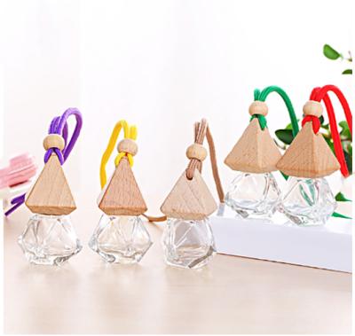 China unique shape eco-friendly e packaging 10ml car diffuser skin care airless perfume refill bottle with cork for sale