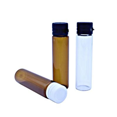 China 10ml Clear Essential Oil Tawny Roll E - Friendly Glass Tube On Separate Empty Bottle Lip Balm Eye Cream Bottle for sale